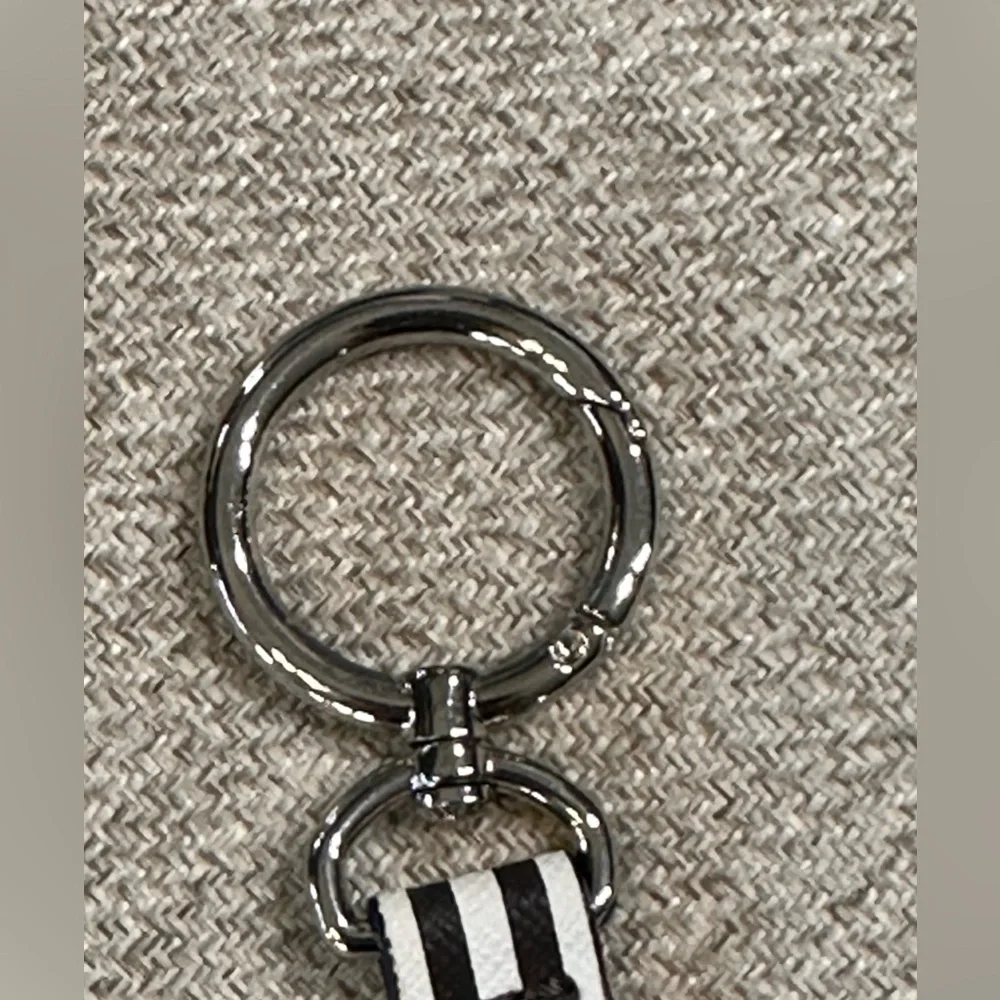Henri Bendel Heart Smiley Face Key Fob/Bag Charm EUC